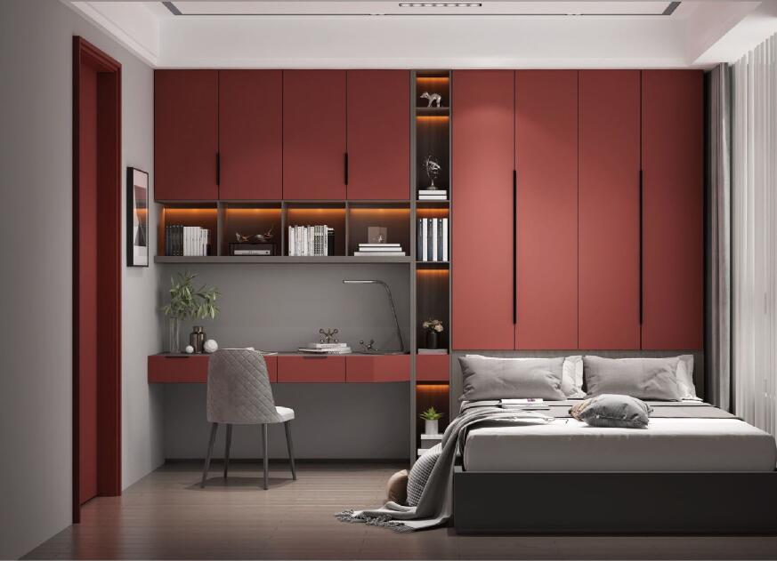 莫蘭迪中國(guó)紅(hóng)案例